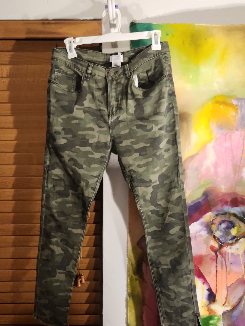 Mud Pie Green Camo Pants